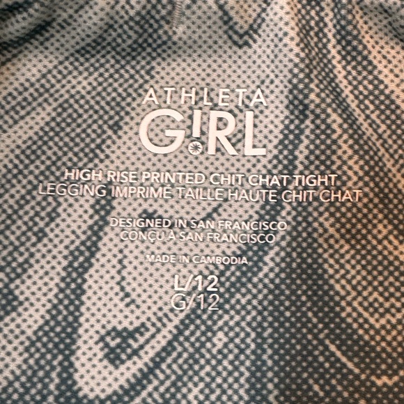 Athleta girls chit chat legging NWT - Picture 5 of 6